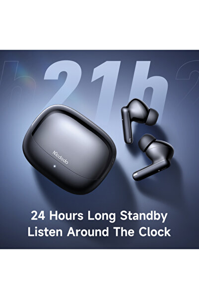 Mcdodo Wireless Earbuds Bluetooth 5.3 Compact Comfortable with water Resistant Black