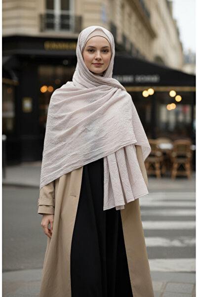 sefamerve شال بامبو كراش 1005-12 حجر