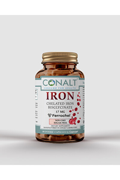 CONALT Iron – Premium Food Supplement Containing 17 Mg Patented Iron Bisglyci...