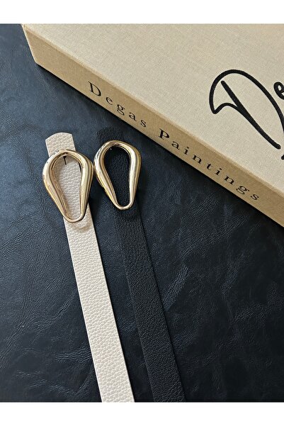 LİA KEMER 2-Piece Kindle Patterned Faux Leather Women's Gold Buckle Jacket Be...