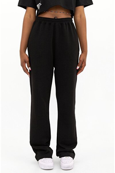 Common People Geniş Paça Eşofman Siyah