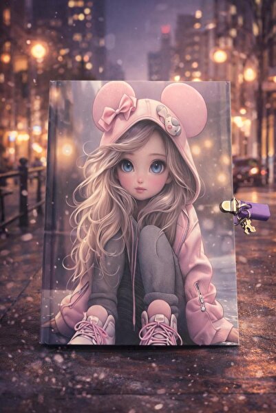 NRCN KİLİTLİ HATIRA DEFTERİ GÜNLÜK ANI DEFTERİ 80 YAPRAK KONSEPT DEFTER