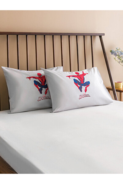LC Waikiki Gray Spider-Man Printed Pillowcases 2-Pack 50X70 cm 100% Cotton