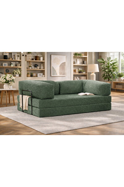 OEM Fitilli Kadife Yataklı Kanepe 90x180 | 50 DNS Rebonded | Silinebilir & Yı...