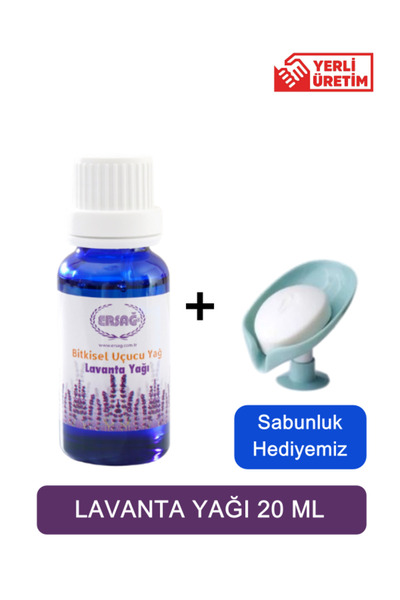Ersağ Ersag Lavender Oil 20 ml + (Our Soap Dispenser Gift) 353-05
