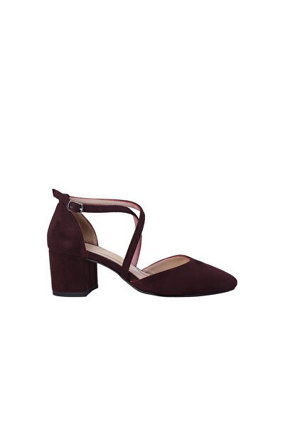 Hobby 26530S Süet Deri Stiletto Kadın Ayakkabı