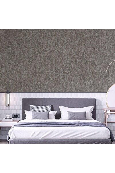 ashomedesign.ro Tapet Vinil Superlavabil, Model Texturat, Grej inchis, UV, Ig...