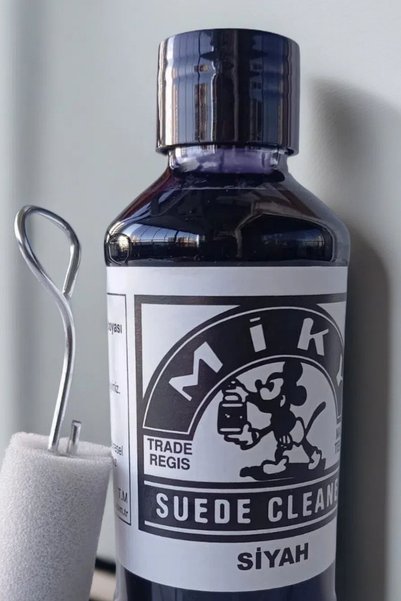 MİKY Süet & Nubuk Yenileyici Likit Boya SET | Canlandırıcı Renk Bakımı | Siyah (200 ml)