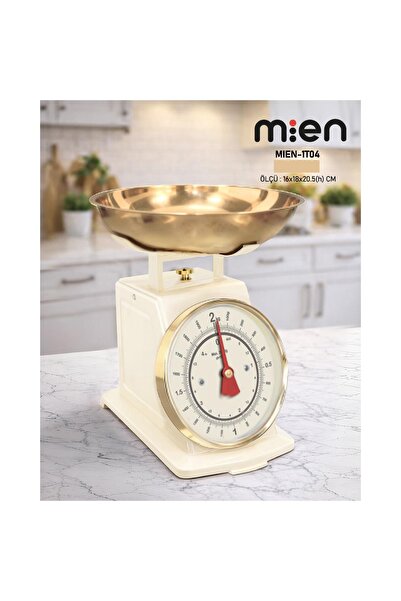 MİEN Mekanik Mutfak Terazisi 2 Kg – Analog Klasik Terazi