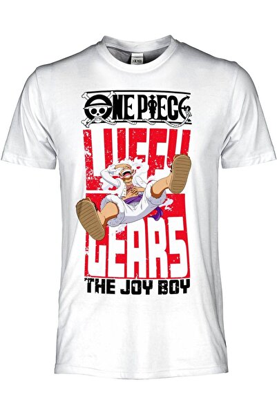 Sabor One Piece T-Shirt - Straw Hat Luffy Gear T-Shirt - Unisex Adult White