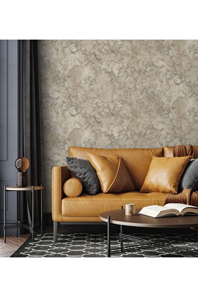 Adawall Tapet Vinil Superlavabil, Model Stucco, Crem , UV, Ignifug, Rolă 10.6 mp