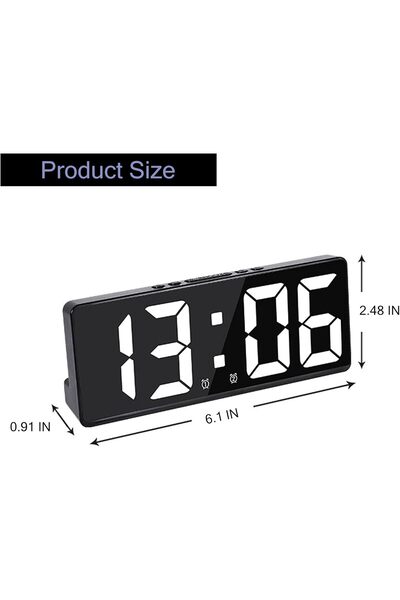 YOWRTHT ساعة منبه صغيرة