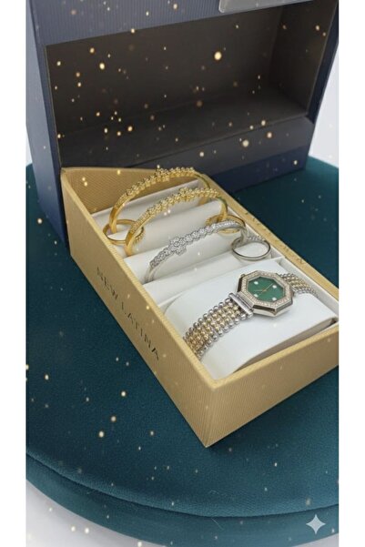 Boutique Luxury women's accessory set: a luxury wristwatch with a selection o...