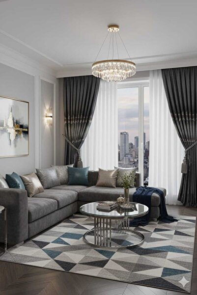 GÖKÇE fon perde inci pano kırışmaz(tek kanat)