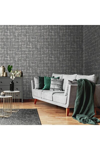 Adawall Tapet Vinil Superlavabil, Model Abstract, Gri-Argintiu, UV, , Ignifug...