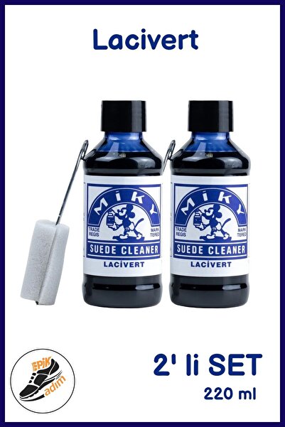 MİKY Süet & Nubuk Yenileyici Likit Boya SET | Canlandırıcı Renk Bakımı | Laci...