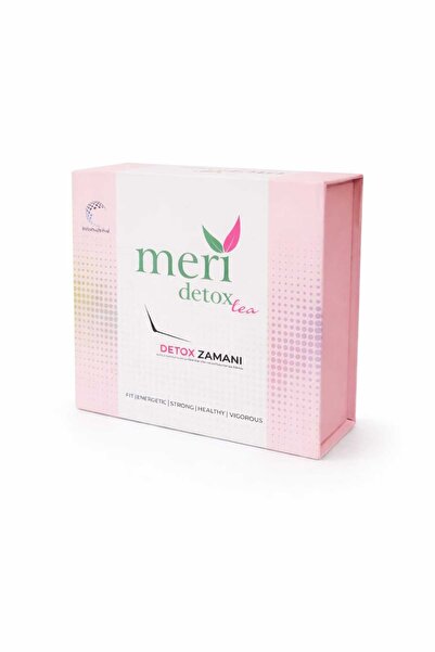 Meri Detox Meri Peminum Bitki Çayı Doğal Bitkisel Karışım 60 Şaşe 1 Aylik Paket