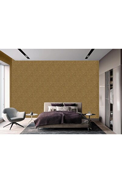Adawall Super Washable Vinyl Wallpaper, Classic Pattern, Brown, UV, , Fire Re...