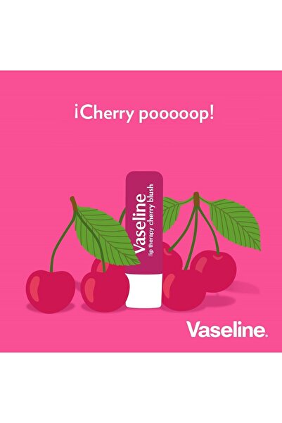 Vaseline Lip Therapy Lip Care Cream Cherry Blush 4.8g