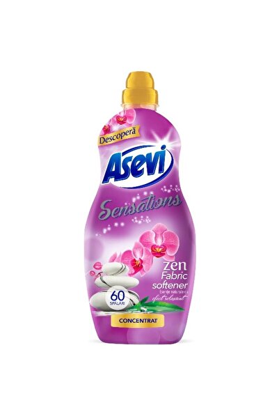 ASEVI Set of 3 x Sensation Zen Fabric Conditioner, 60 Washes, 1.44 l