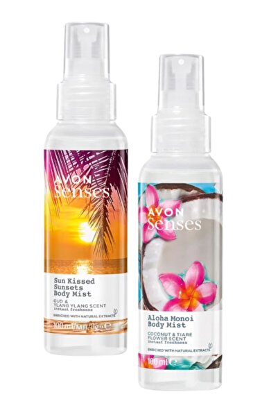 AVON Set Spray de corp cu nuca de cocos, Spray de corp Sun Kissed Sunsets +Ca...