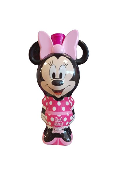 Air-Val Gel de Dus si Sampon Minnie, Figurina 2D, pentru Copii, 400 ml