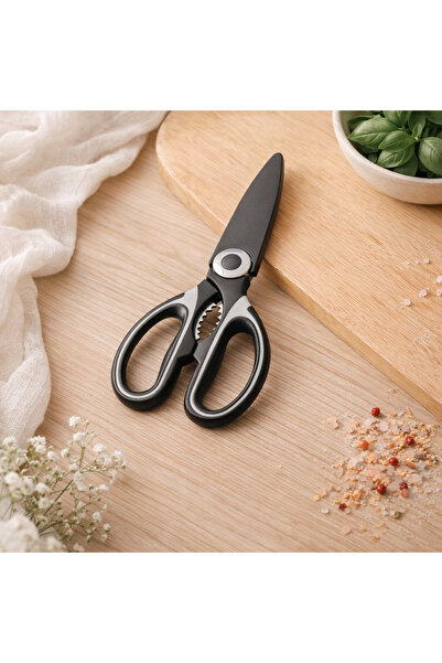 CEZVE HOME Black Stainless Steel Multi-Purpose Kitchen Scissors