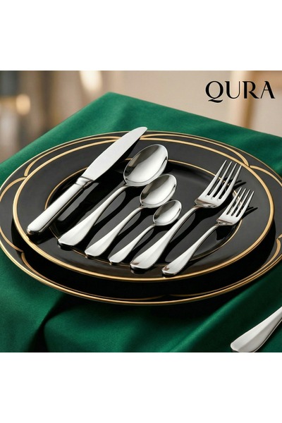 QU Qura Marina 60 Piece Cutlery Set for 12 People