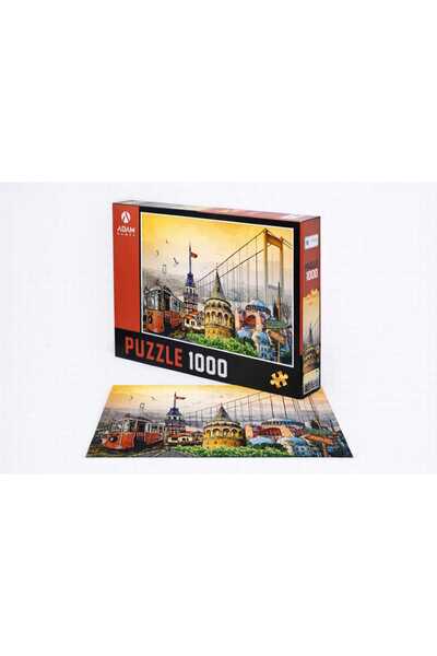 Adam Games Puzzle İstanbul Kolaj 1000 Parça Yapboz Puzzle