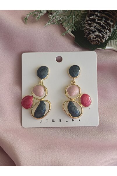 Glamluxe Geometric Earrings with Dangling