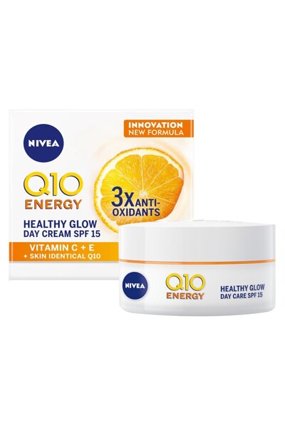 Nivea Visage Crema Q10 Antirid Zi Energy FPS15 Vitamina C Care 50ml