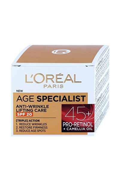 L'Oreal Paris Set 2 x Crema de Zi Antirid Age Specialist 45+, cu Efect de Lif...