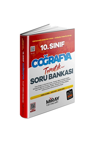 Miray Yayınları 10. Sınıf Coğrafya Tematik Soru Bankası 2026 Model Maarif Sistem