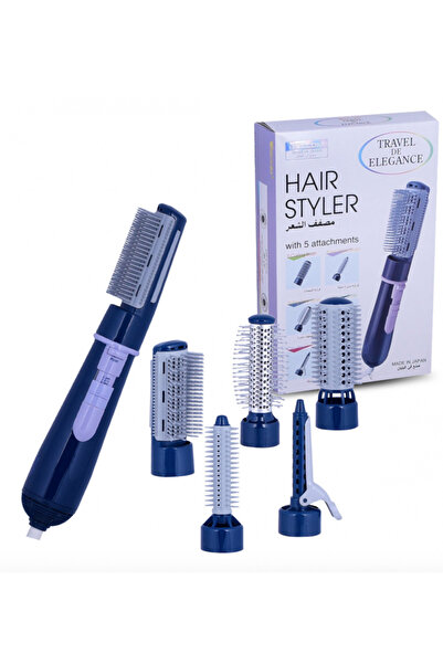 TESCOM مجموعة أدوات تصفيف الشعر اليابانية من تيسكوم، 5 قطع