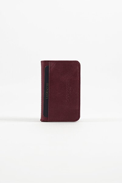 Store محفظة حامل بطاقات من الجلد الطبيعي من ديفن