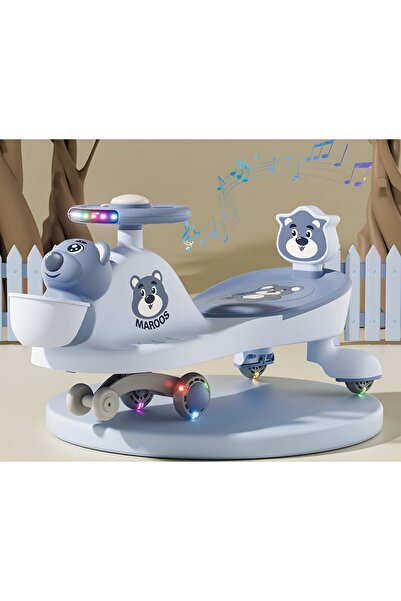 My modern game سيارة ارجوحة دفع للأطفال مع عجلات صامتة وموسيقى شيلات وأضواء و...