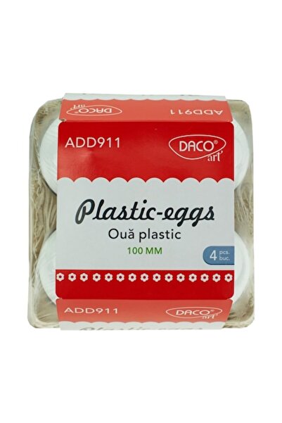 Daco Craft Accessories - AD911 Plastic Eggs 10CM