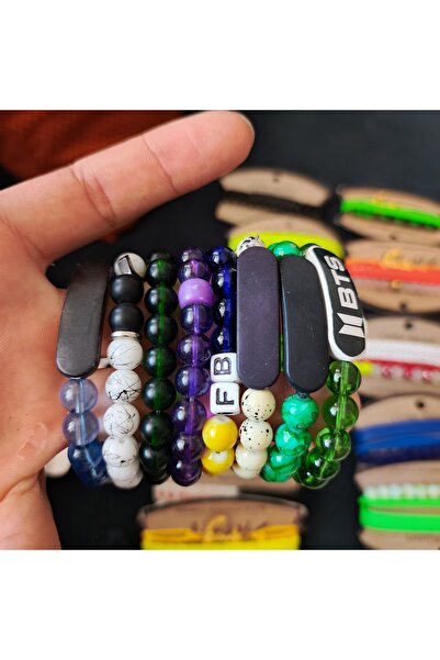 Unisex El Yapımı Boncuk & İp Detaylı Bileklik Seti – Günlük Kullanıma Uygun