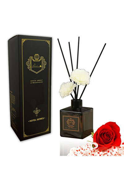 Generic Reed Diffuser Set, 50ml Rose Aromatherapy Diffuser with White Flowers...