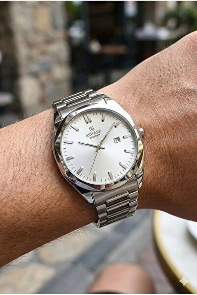 Reward Modern and Stylish Men's Wristwatch |   42mm Steel Case, Steel Band, 5Atm