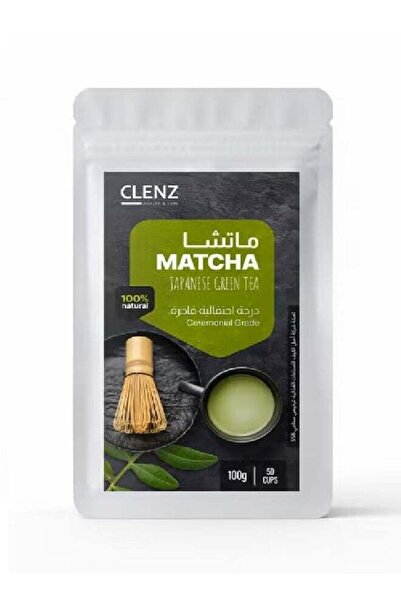 clenz Japanese Green Matcha Tea - Premium Ceremonial Grade - 100g