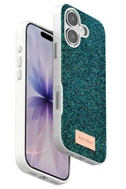 cepmoda iPhone “17” Bright Silvery Luxury Design Elite Cover/Case - Dark Green