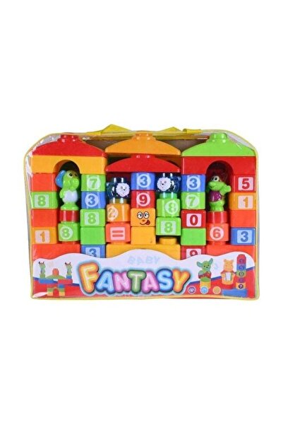 AZOZ MERCHLY مكعبات بناء على شكل أرقام وحيوانات للأطفال