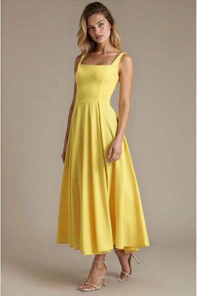 OLSAMODA Women's Atlas Fabric Blouse Cut Thick Strap Long Wedding Engagement ...