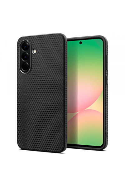 Spigen Husa pentru Samsung Galaxy A56 A566, Spigen, Liquid Air, Neagra Mata