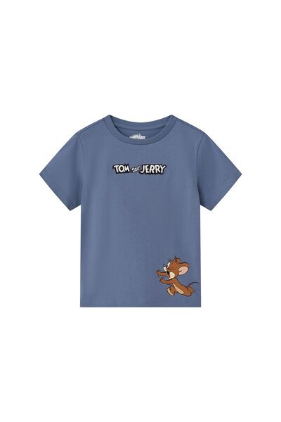 Giordano Kids' Tom & Jerry "Chase" Character Print Cotton Tee