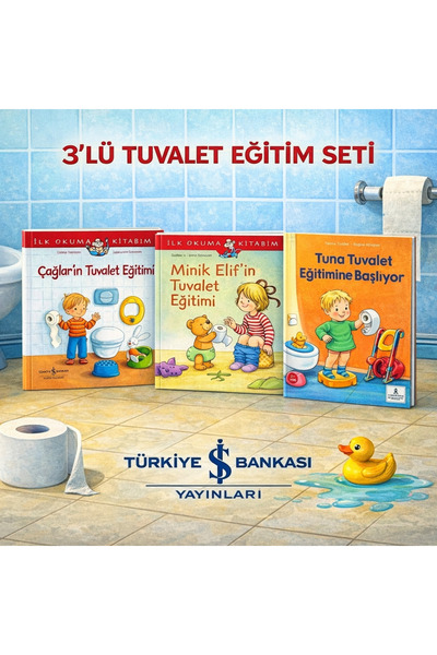 TÜRKİYE İŞ BANKASI KÜLTÜR YAYINLARI 3’lü Tuvalet Eğitimi Seti | Türkiye İş Ba...
