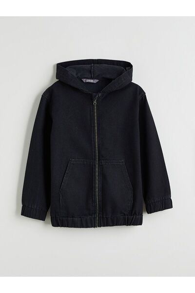 LC Waikiki LCW Kids Hooded Boy Jean Jacket