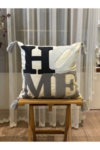 Nari Collections غطاء قلاب مزخرف مطرز بنقطة واحدة