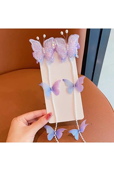 synshop Πεταλούδα 2 τεμάχια παγιέτες τούλι με πέρλες και πέτρες για γυναίκες,...